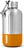 Explorer Thermo-Flasche 650 ml orangefarben aus rostfreiem Stahl
