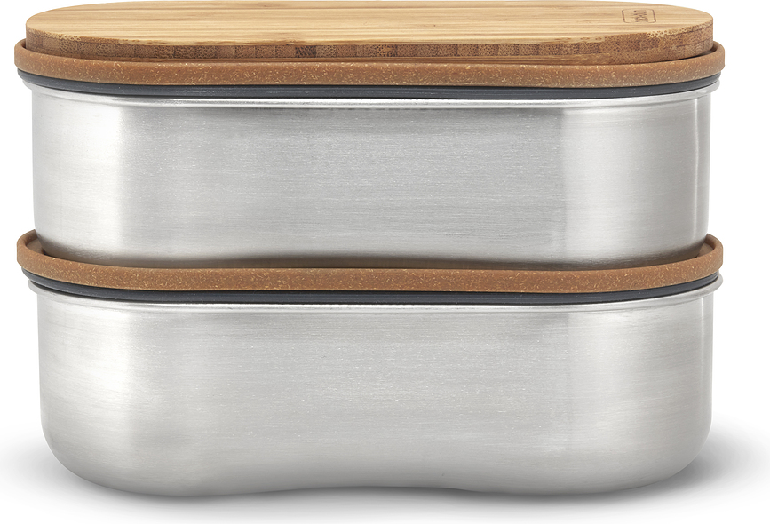 Fiambreras de acero inoxidable Black+Blum, 2 unidades