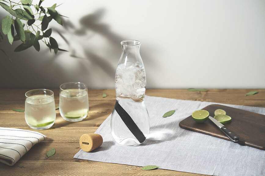 Garrafa para agua Eau Carafe, con filtro de carbón