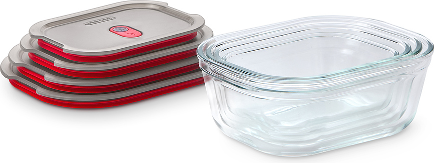 Maisto indai Stack & Nest Glass, 4 vnt.