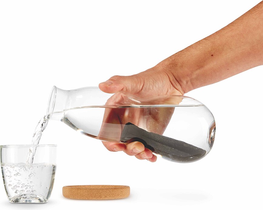Personal Carafe Carafe à Eau avec filtre à charbon