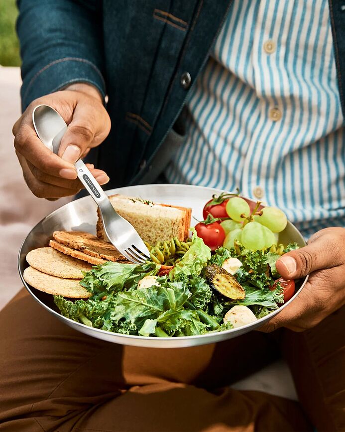 Platos con tapa y asa Black+Blum, Set de 6 piezas