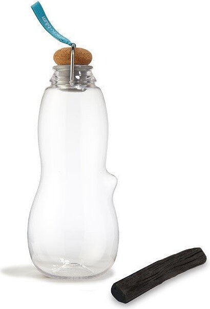 Botella de agua con filtro Eau Good, con asa roja