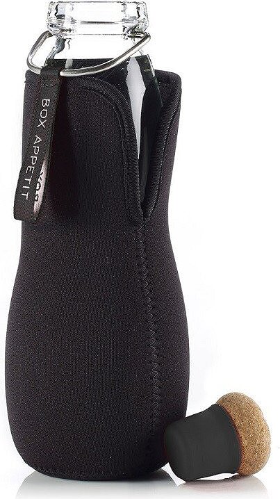 Eau good Μπουκάλι Νερού με φίλτρο, γυάλινο, μπλε