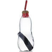 Eau Good Water bottle with filter with red handle
