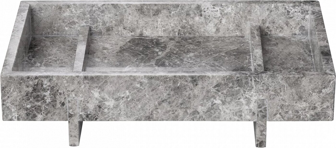 Abento Dekoratives Tablett sharkskin aus Marmor