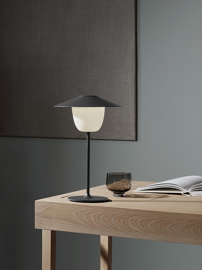 Ani Lampe de Table et Suspension, gris chaud