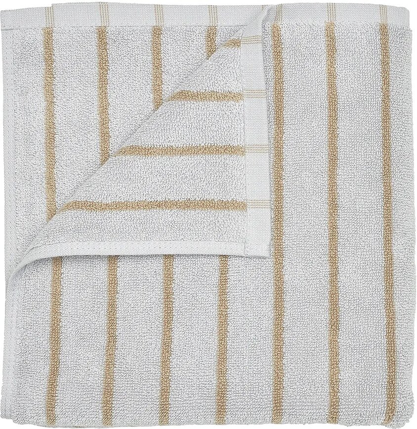 Arto Serviette à fines rayures, 50 x 100 cm, beige