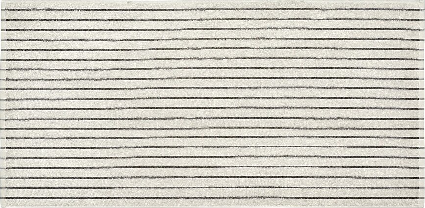 Arto Serviette à fines rayures, 70 x 140 cm, vert agave