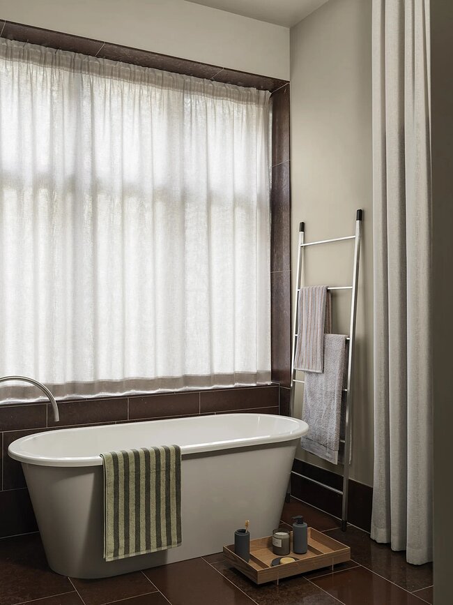 Arto Serviette à rayures, 70 x 140 cm, vert agave