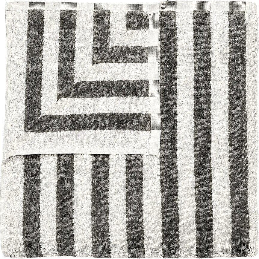 Arto Serviette de Bain à rayures, 70 x 140 cm, magnet
