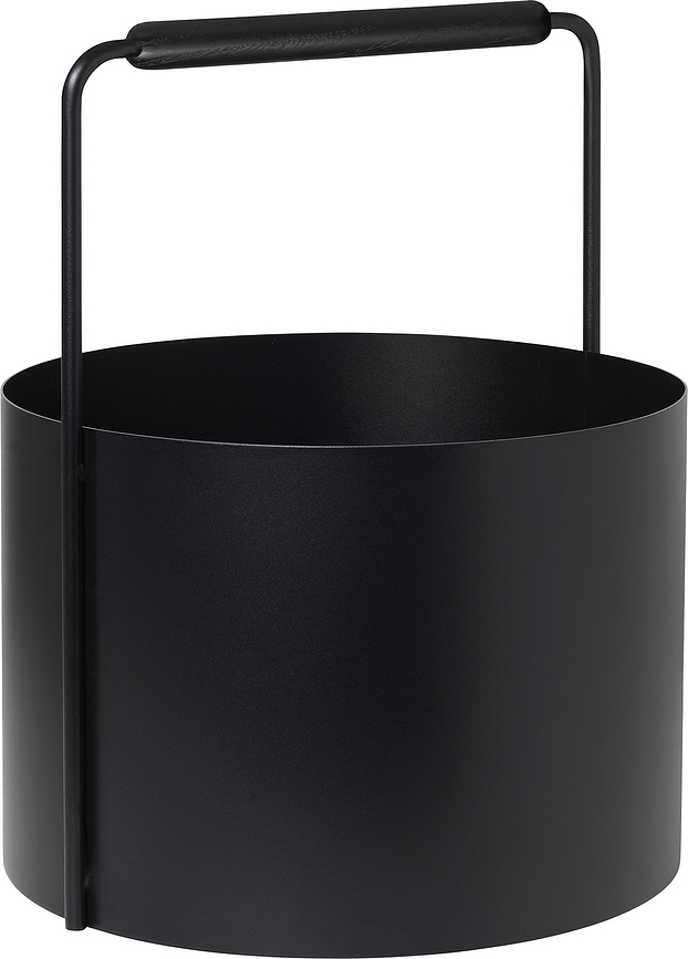 Ashi Panier à bois, avec poignée noire