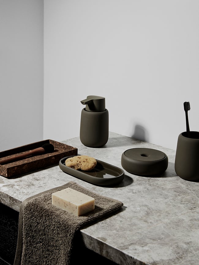 Bandeja para accesorios de baño Sono, blanca