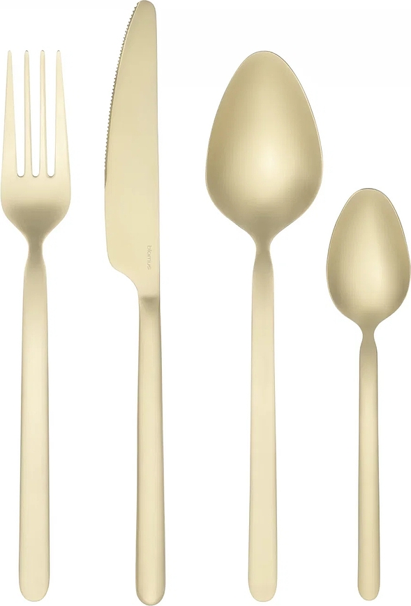 Besteckset Stella gold, 16-teilig