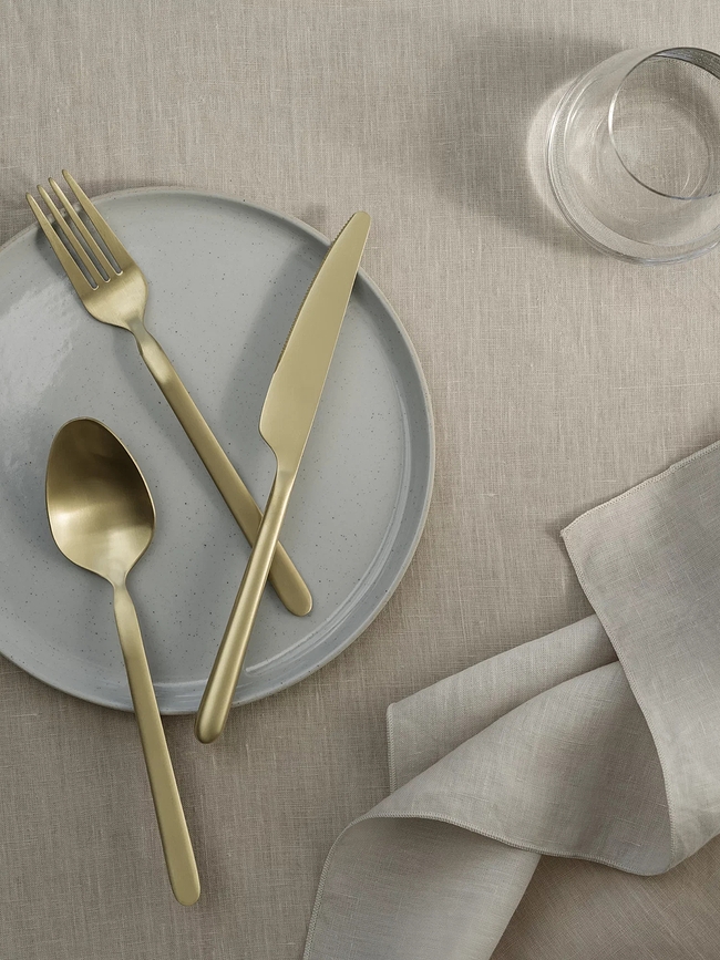 Besteckset Stella gold, 16-teilig