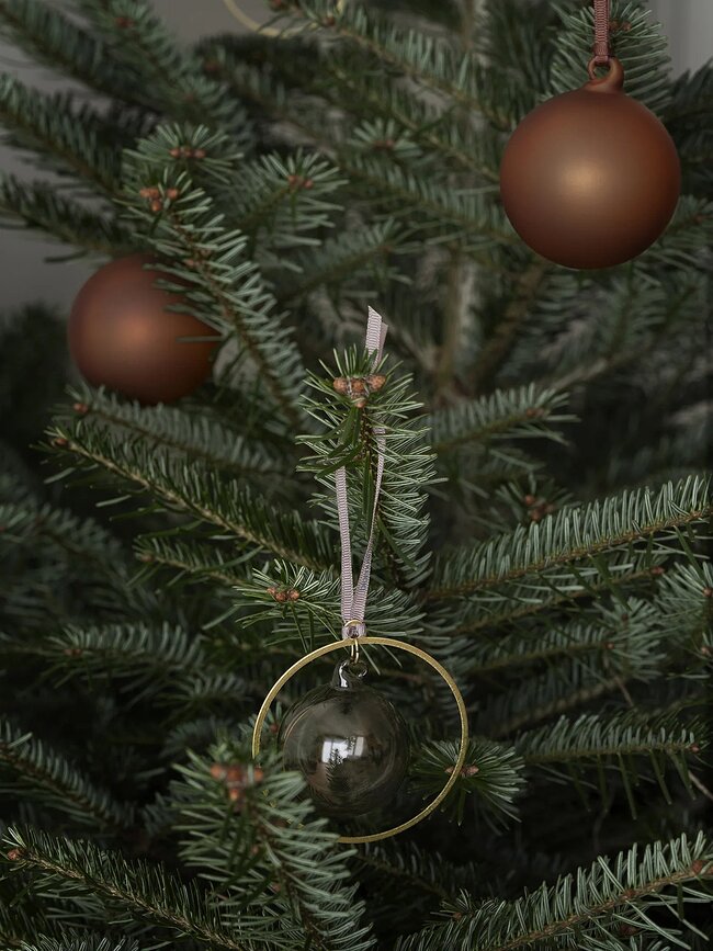 Bolas de Navidad Kitai transparentes, Pack de 4 unidades