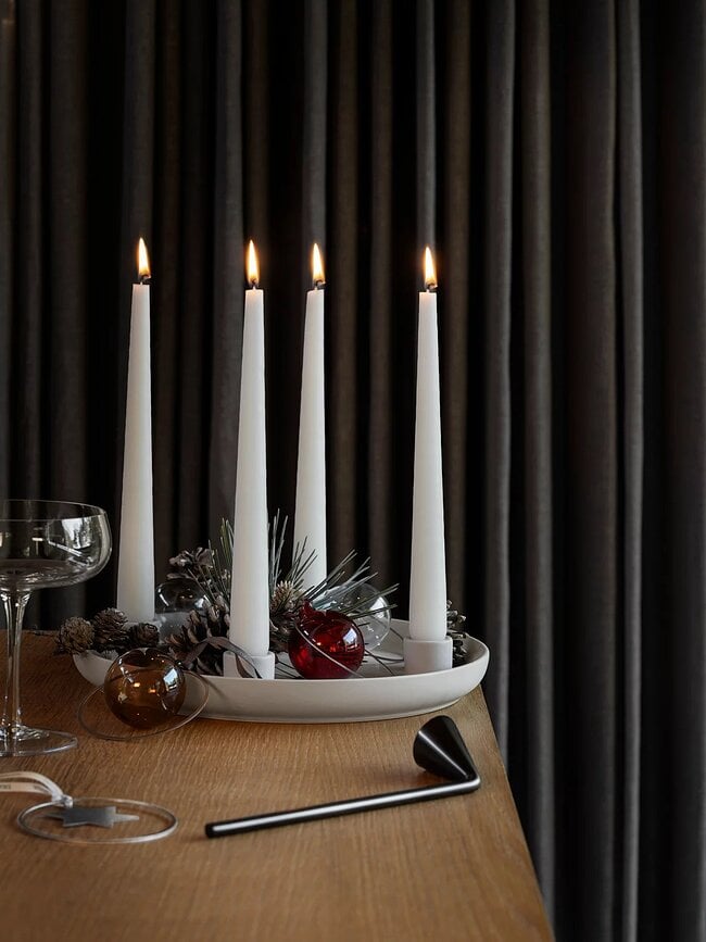 Adornos Navideños Kitai, transparentes, con aro, 4 unidades