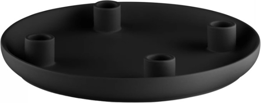 Bougeoir Vela pour 4 bougies classiques, noir