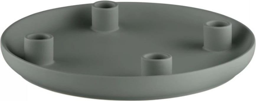 Bougeoir Vela pour 4 bougies classiques, vert foncé