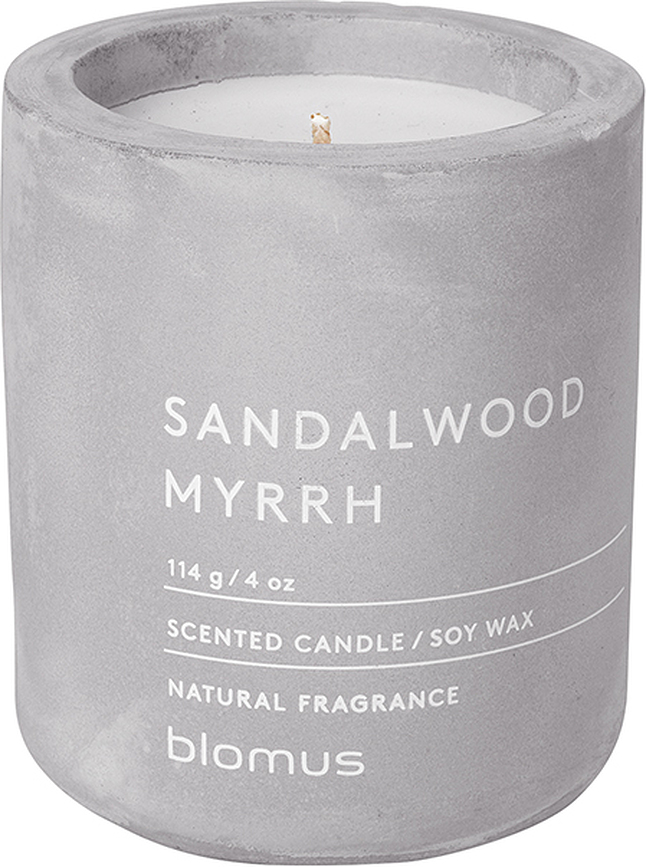 Candela profumata Fraga Sandalwood Myrrh 8 cm