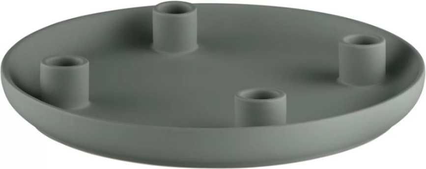 Candelabro para 4 velas clásicas Vela, verde oscuro