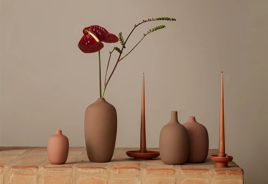 Ceola Βάζο, 25 cm, λευκό