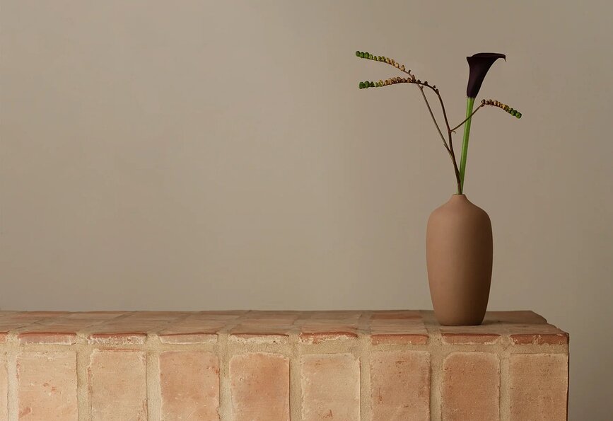 Ceola Βάζο, 25 cm, λευκό