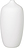 Ceola Vase 25 cm white