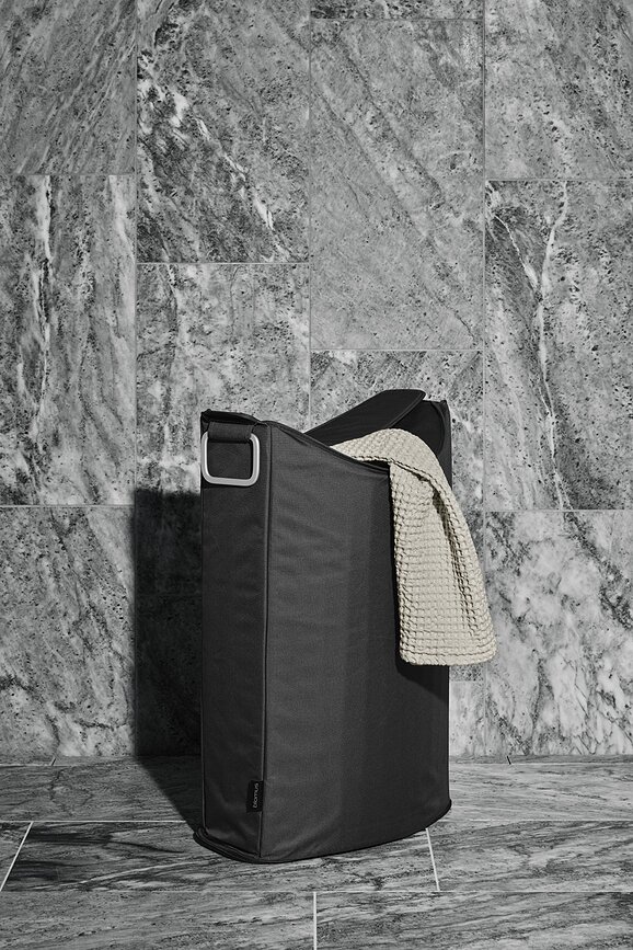 Cesto para la colada Frisco, negro