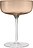 Copas de Champán Fuumi Saucer, marrón, 4 unidades