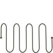 Curl Hanger 49 cm steel grey