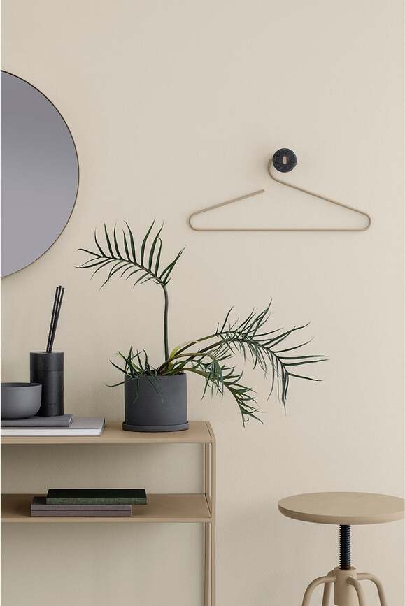 Curl Obešalniki, jekleno sivi, 2 kosa