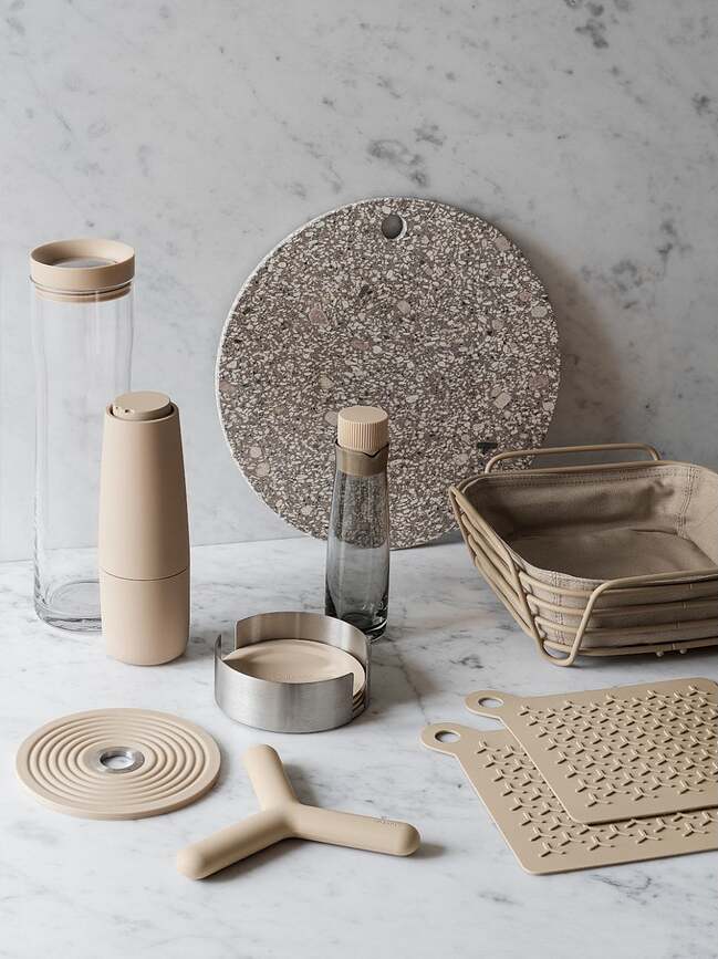 Delara Panier à Pain, 26 cm, moonbeam