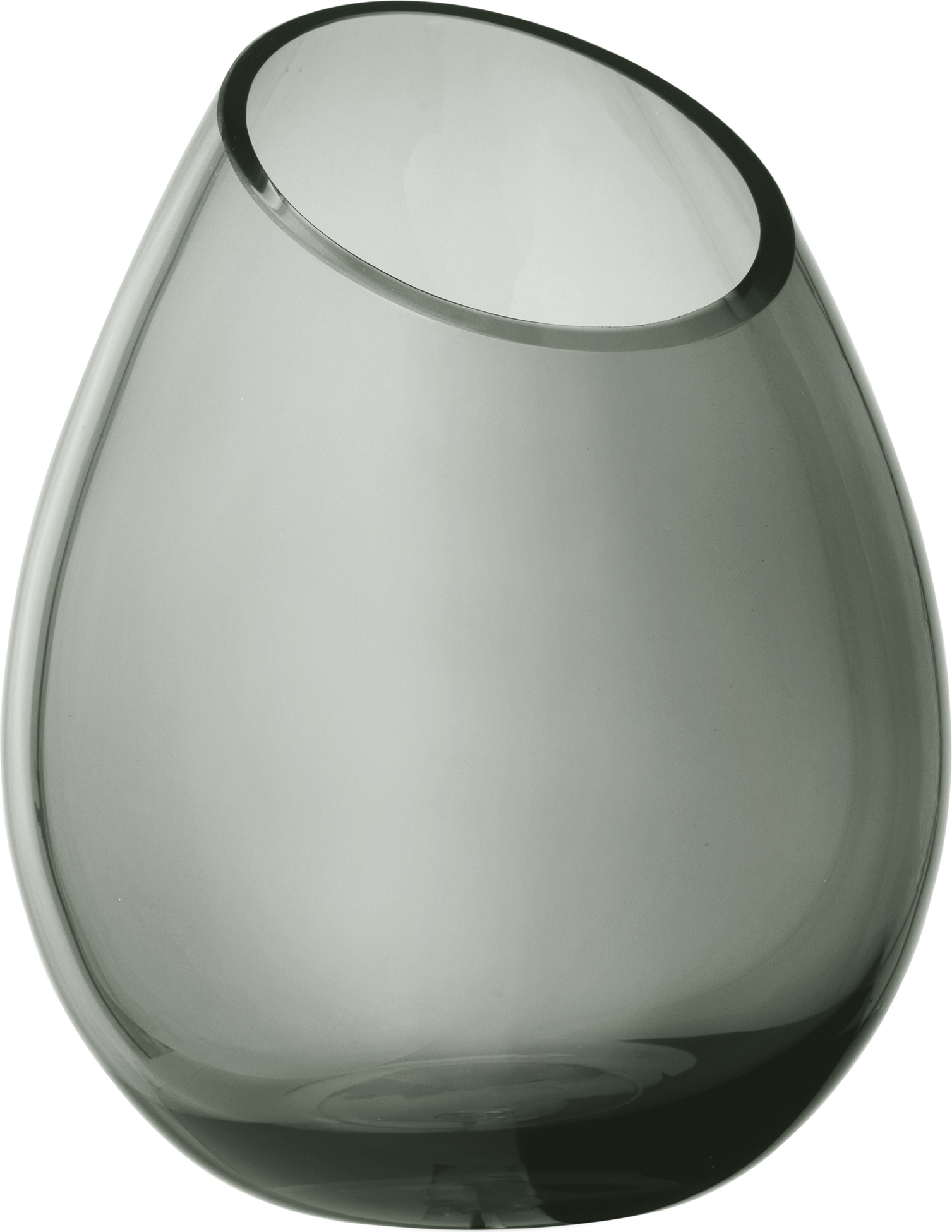 Drop Vase 24 cm schwarz