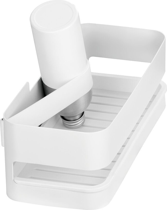 Estante de ducha Nexio, 34 cm, blanco
