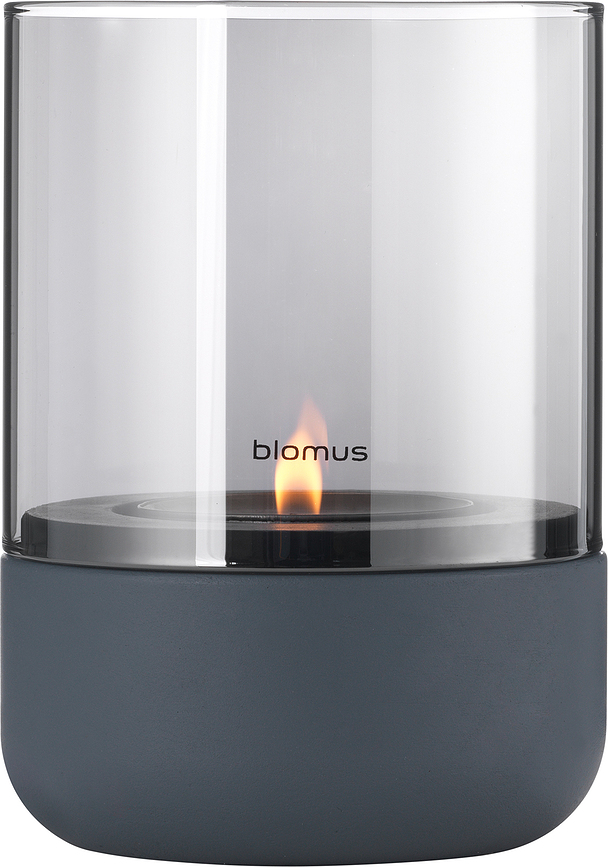 Farol Calma, 14 cm, gris acero