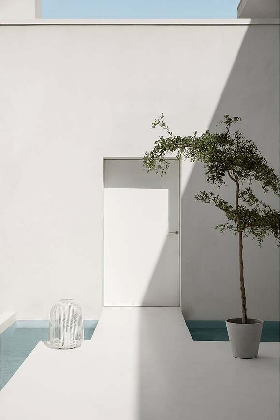 Farol Lito, 45 cm, blanco