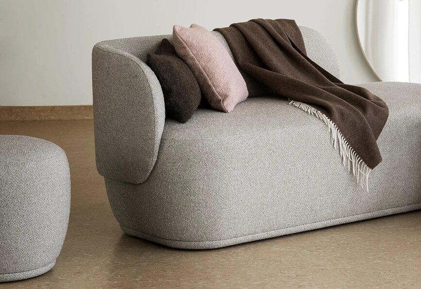 Finho Plaid, 130 x 200 cm, vert olive foncé