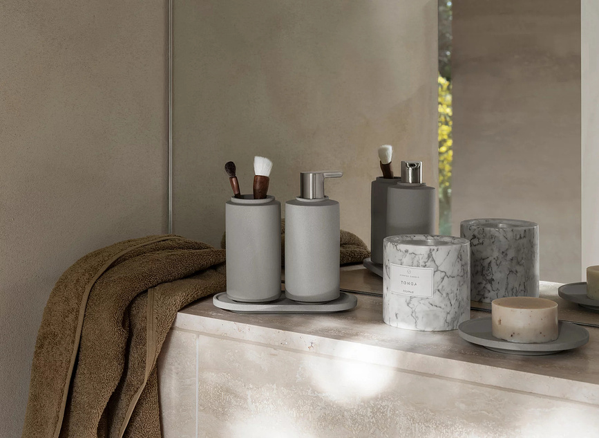 Frabli Tonga Κερί Αρωματικό, 11 cm, γκρι sharkskin