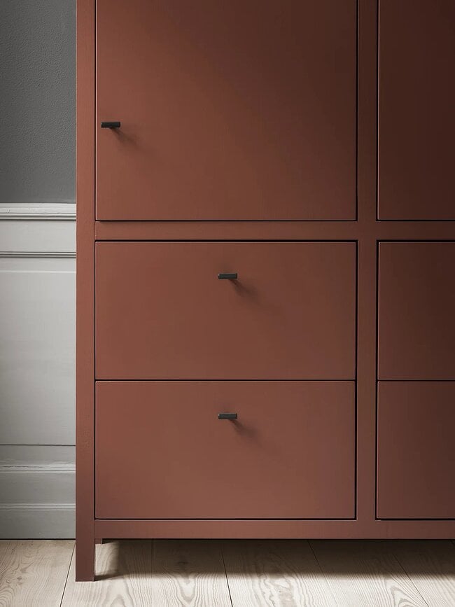 Ganchos de pared Rof de latón, alargados, Pack de 2