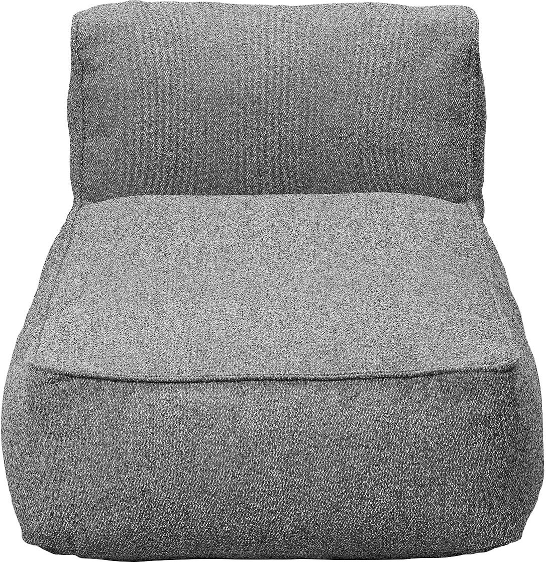 Grow Bouclé Gartenliege dunkelgrau einzeln