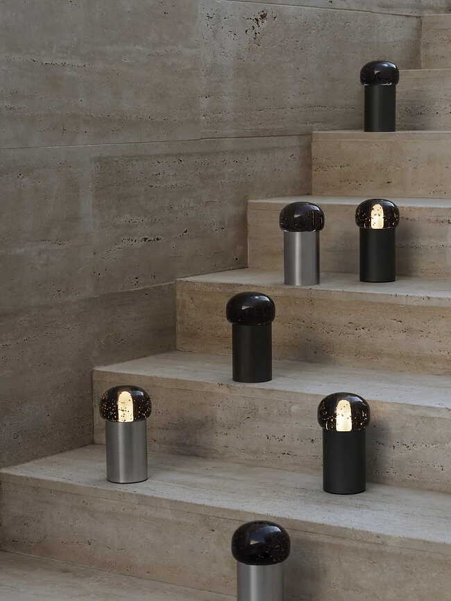 Iris Lampe sans fil, métallique