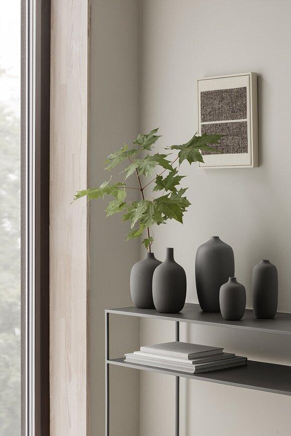 Jarrón Ceola 21 cm, blanco