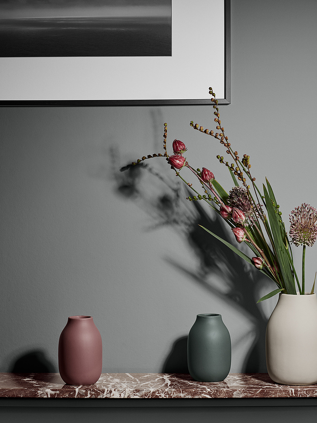 Jarrón Colora, 15 cm, Moonbeam