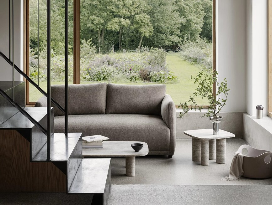 Jarrón de metal Miyabi, L, acabado quemado