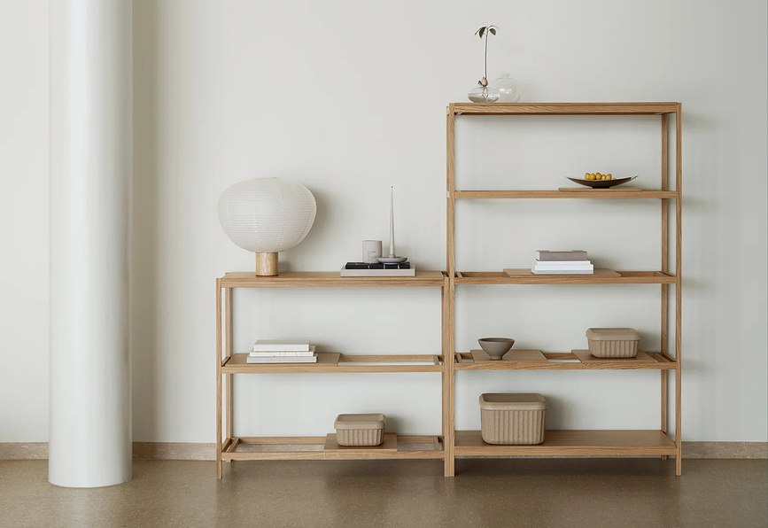 Kami Lampe de Table, chêne