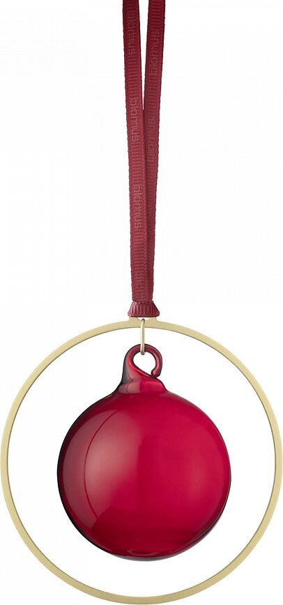 Kitai Boules de Noël, bordeaux, Lot de 4