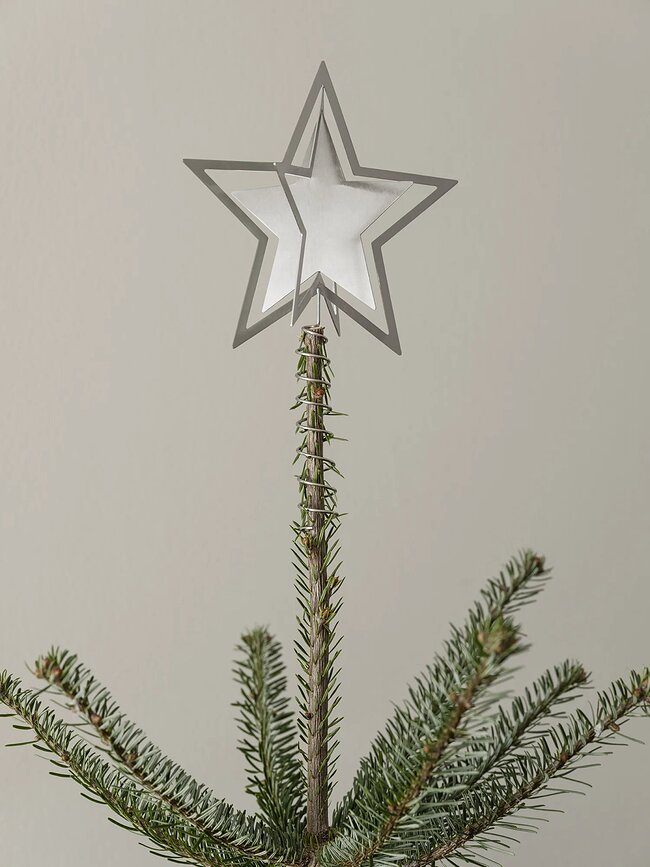 Kitai Vrh za božično drevo, 29 cm, medenina