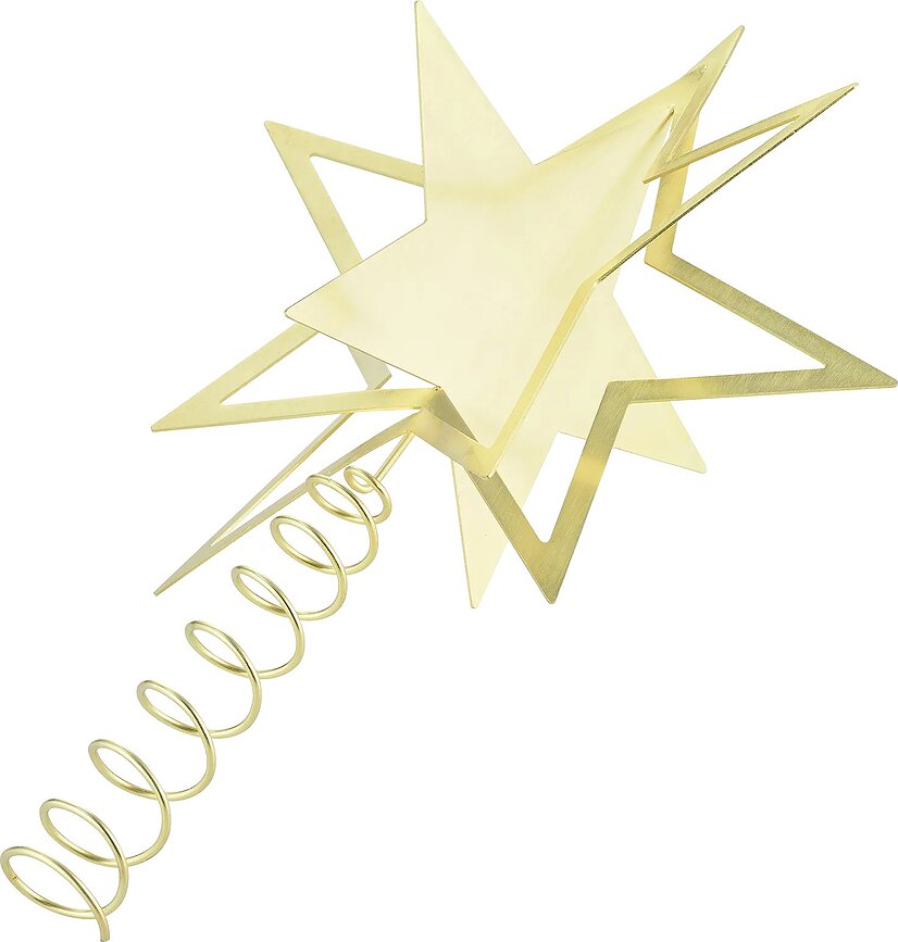 Kitai Vrh za božično drevo, 29 cm, medenina