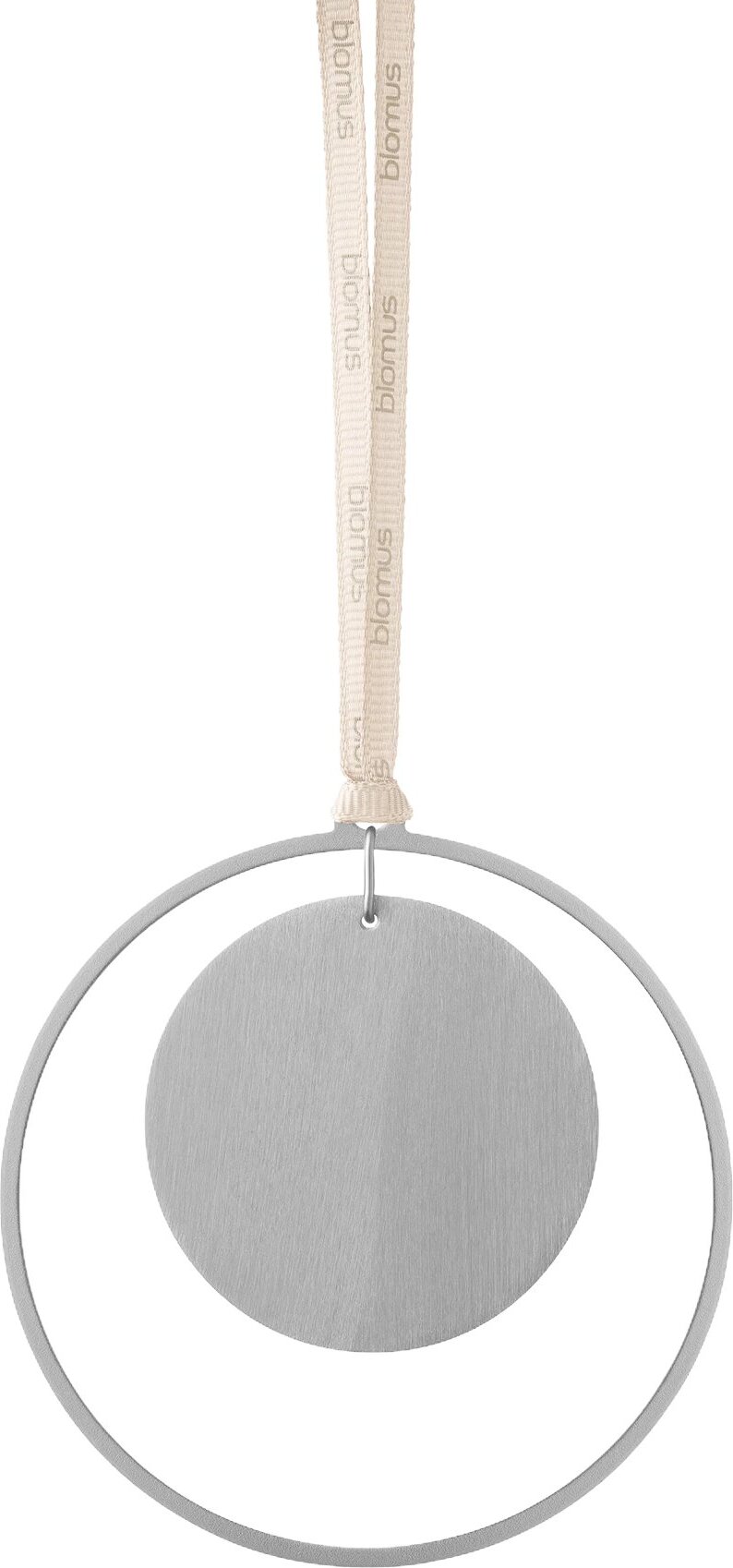 Kitai Weihnachtsanhänger Kreismuster, silber, 4 St.